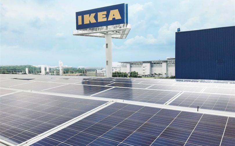 IKEA ha anunciado ofrecer energía solar a hogares de sus programas de lealtad