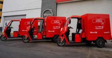 Wong inicia implementación de su nueva flota de reparto con vehículos eléctricos