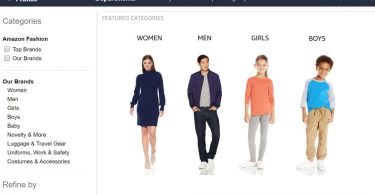 Amazon prendas de vestir