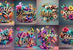 nombres en 3d con ia